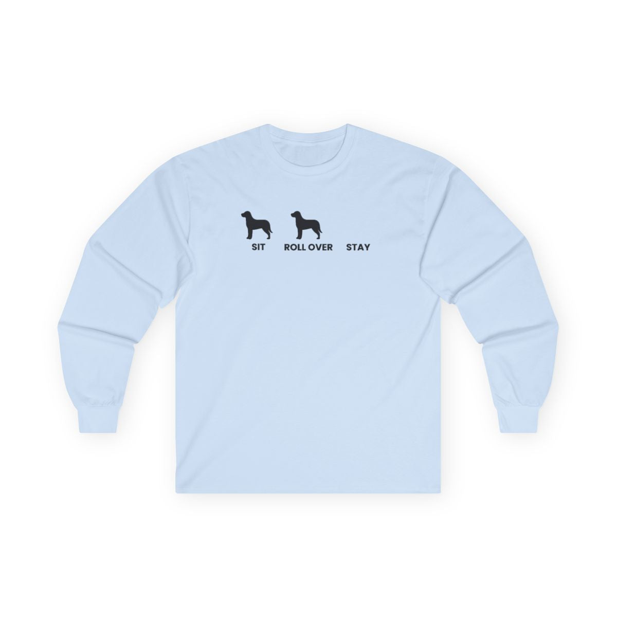 Sit Roll Over Stay Long Sleeve - Light Blue