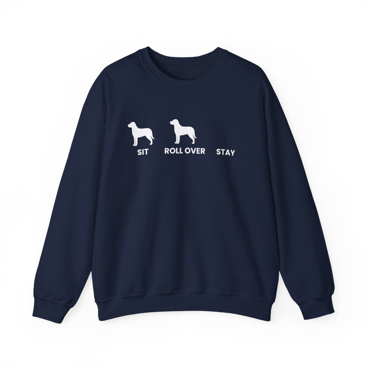 Sit Roll Over Stay Sweater - Navy