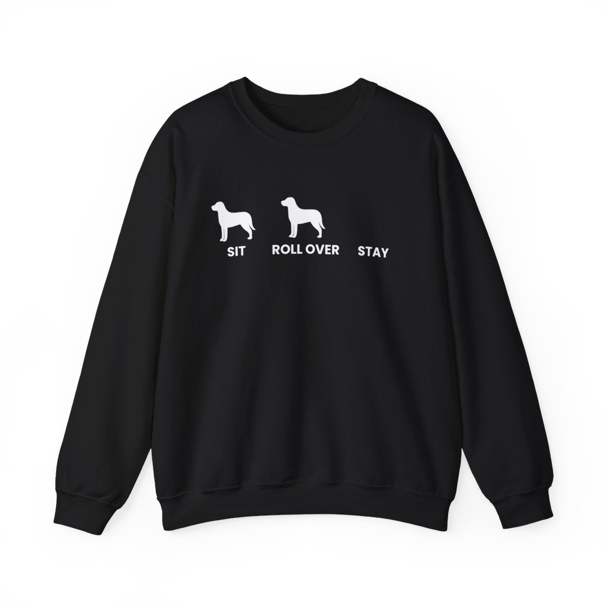 Sit Roll Over Stay Sweater - Black