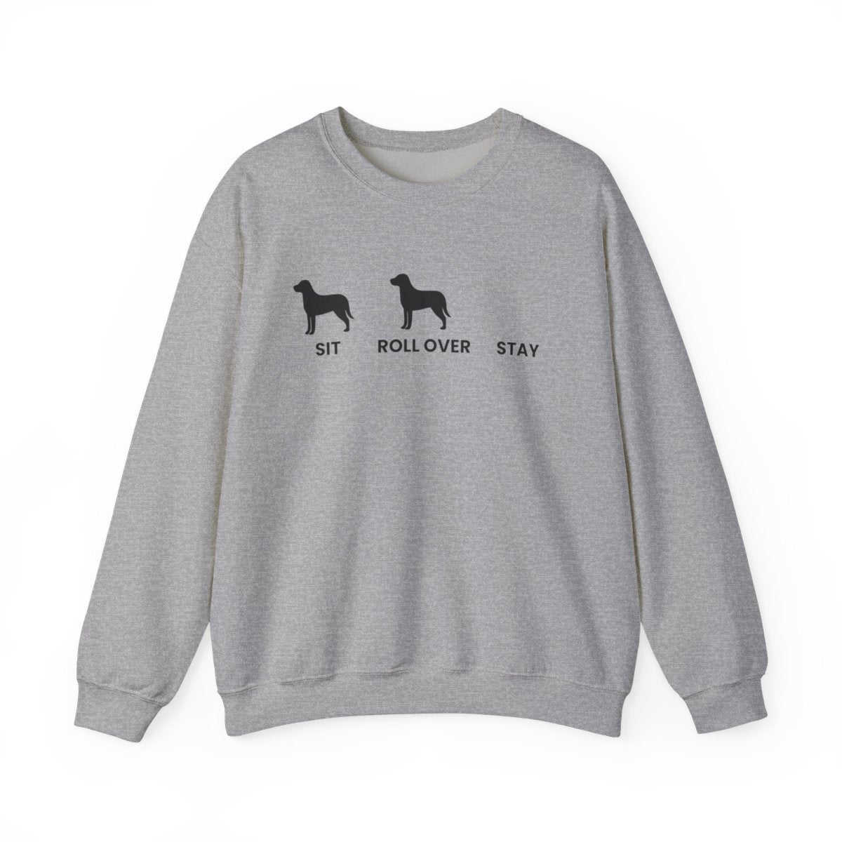 Sit Roll Over Stay Sweater - Sport Grey