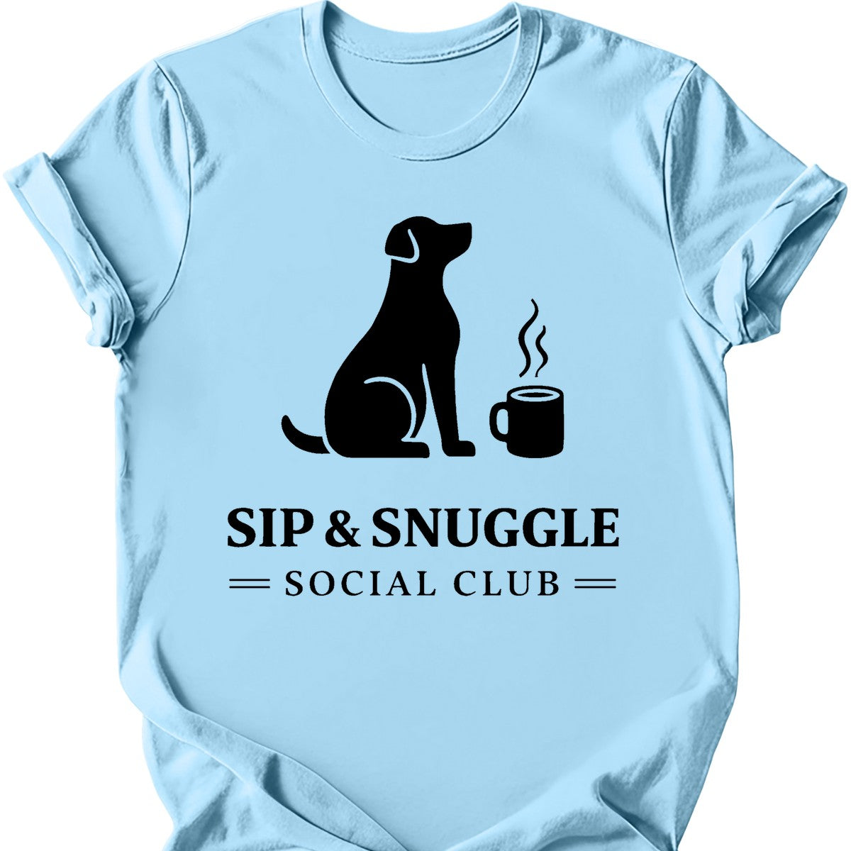 Social Club T-Shirt - Light Blue