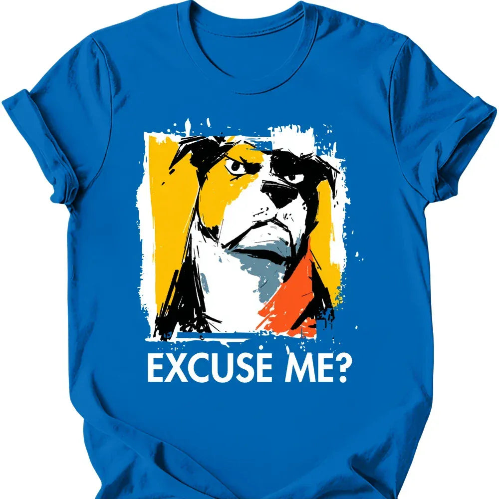 Staffordshire Bull Terrier excuse me tee royal