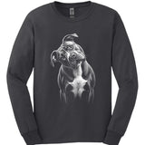 Staffordshire Pit Bull - Tilted Dog Long Sleeve