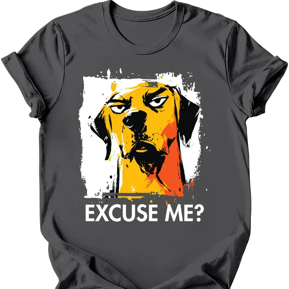 Vizsla excuse me tee charcoal