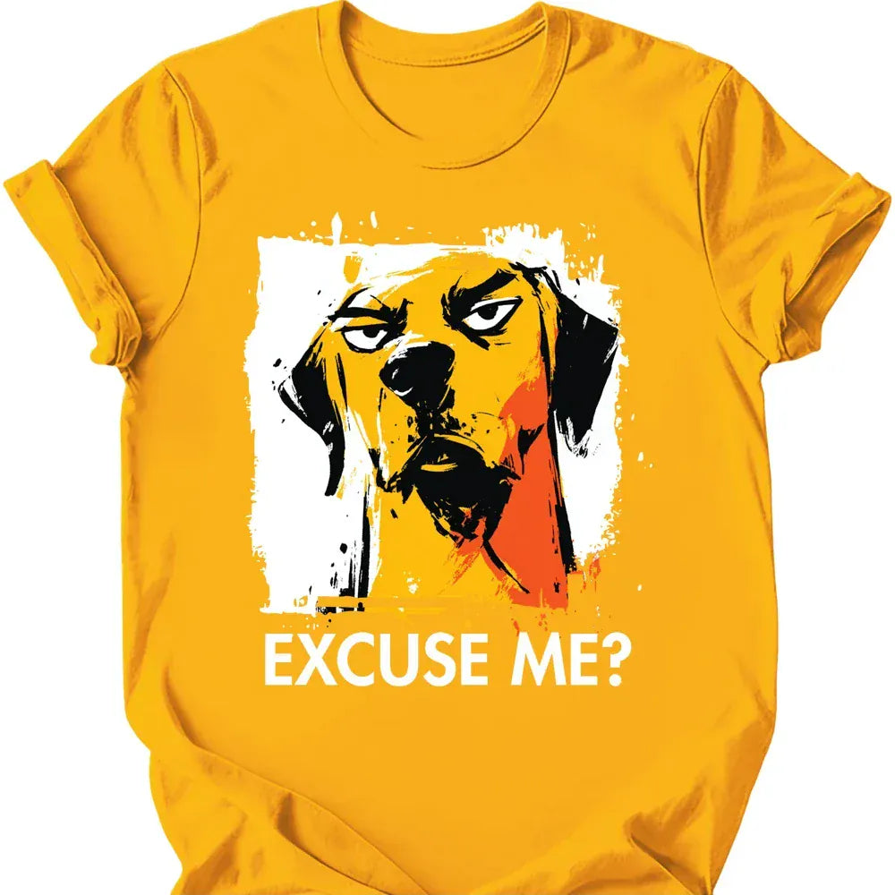 Vizsla excuse me tee gold