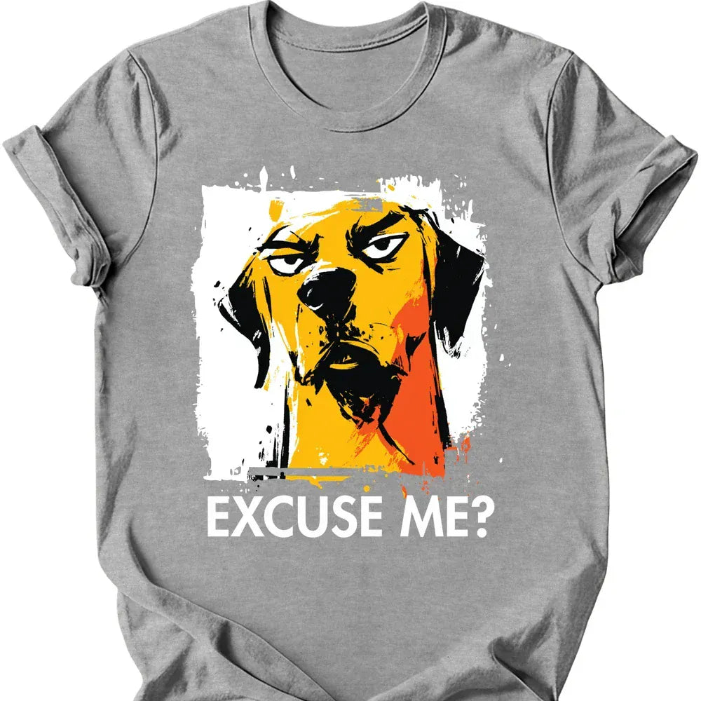 Vizsla excuse me tee sport grey