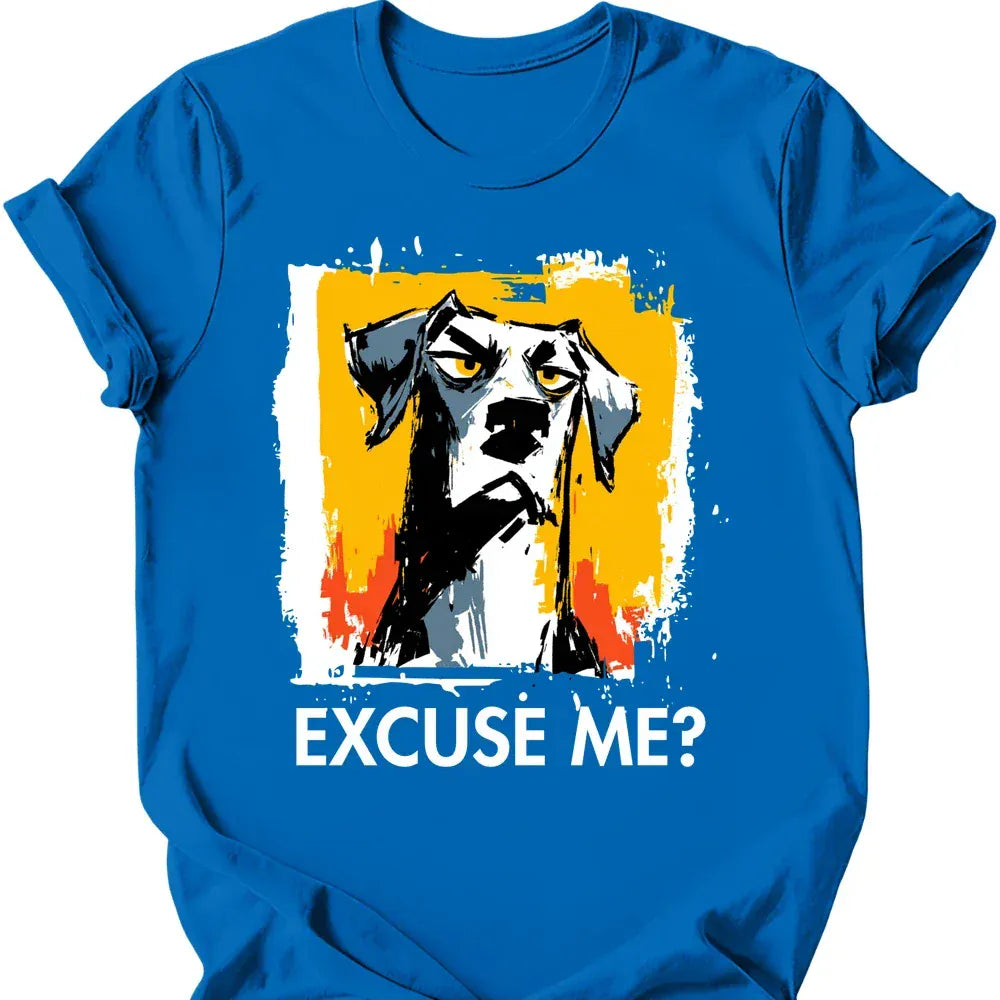 Weimaraner excuse me tee royal