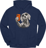 Weimaraner - Selfie Dog Hoodie