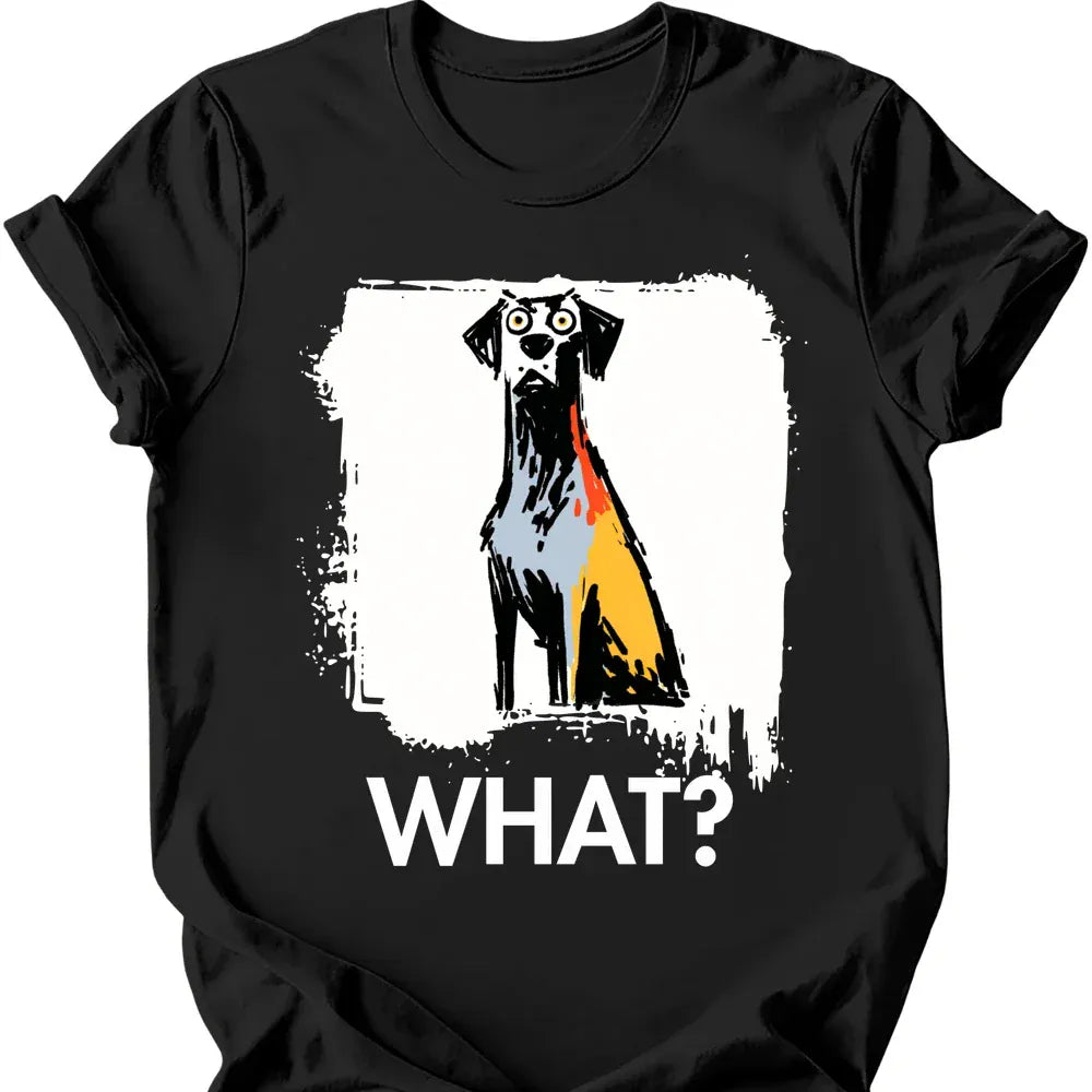 Weimaraner what dog shirt black color