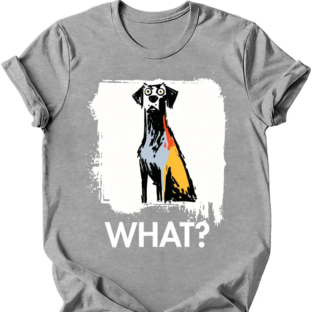 Weimaraner what dog shirt sport grey color