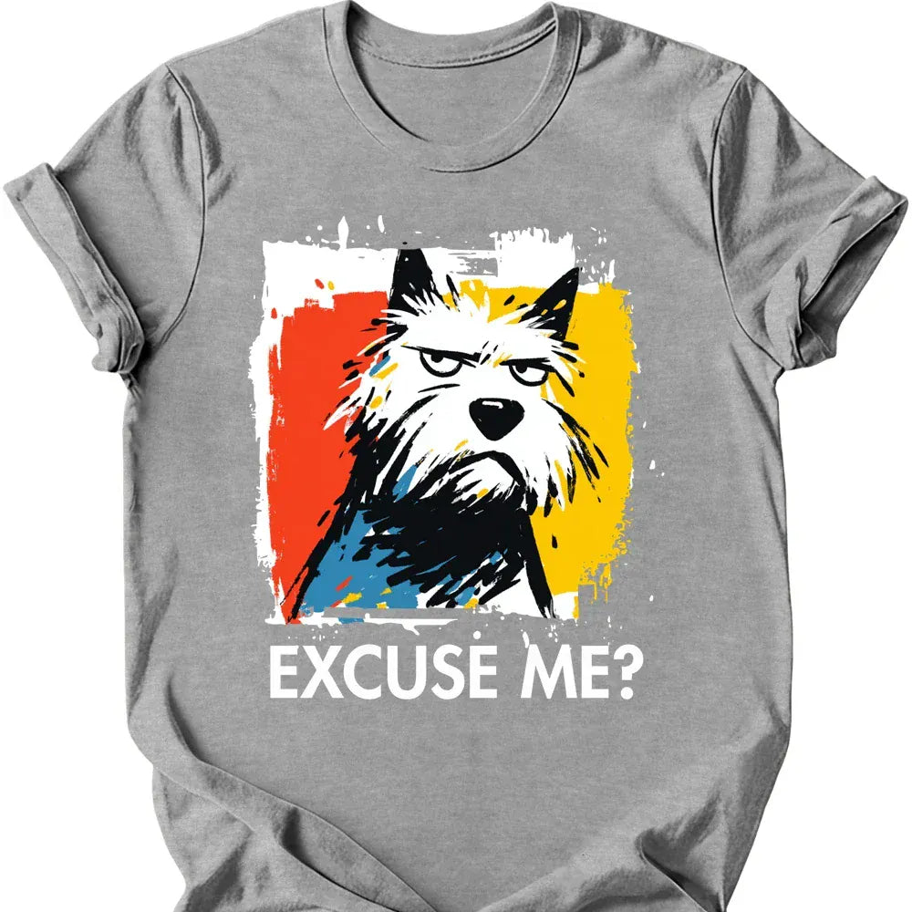 West Highland White Terrier excuse me tee sport grey