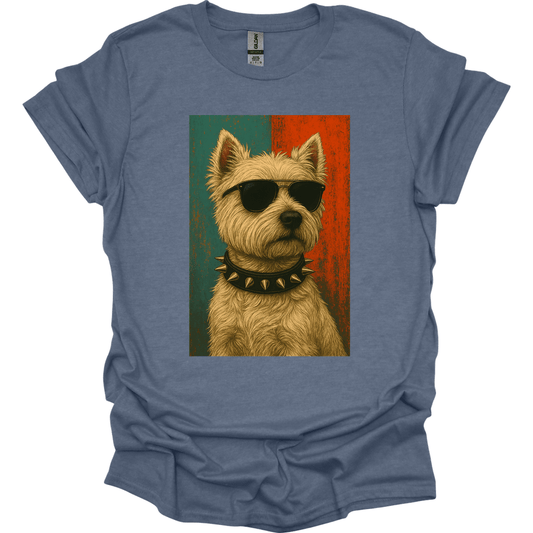 West Highland White Terrier - Punk Dog T-Shirt