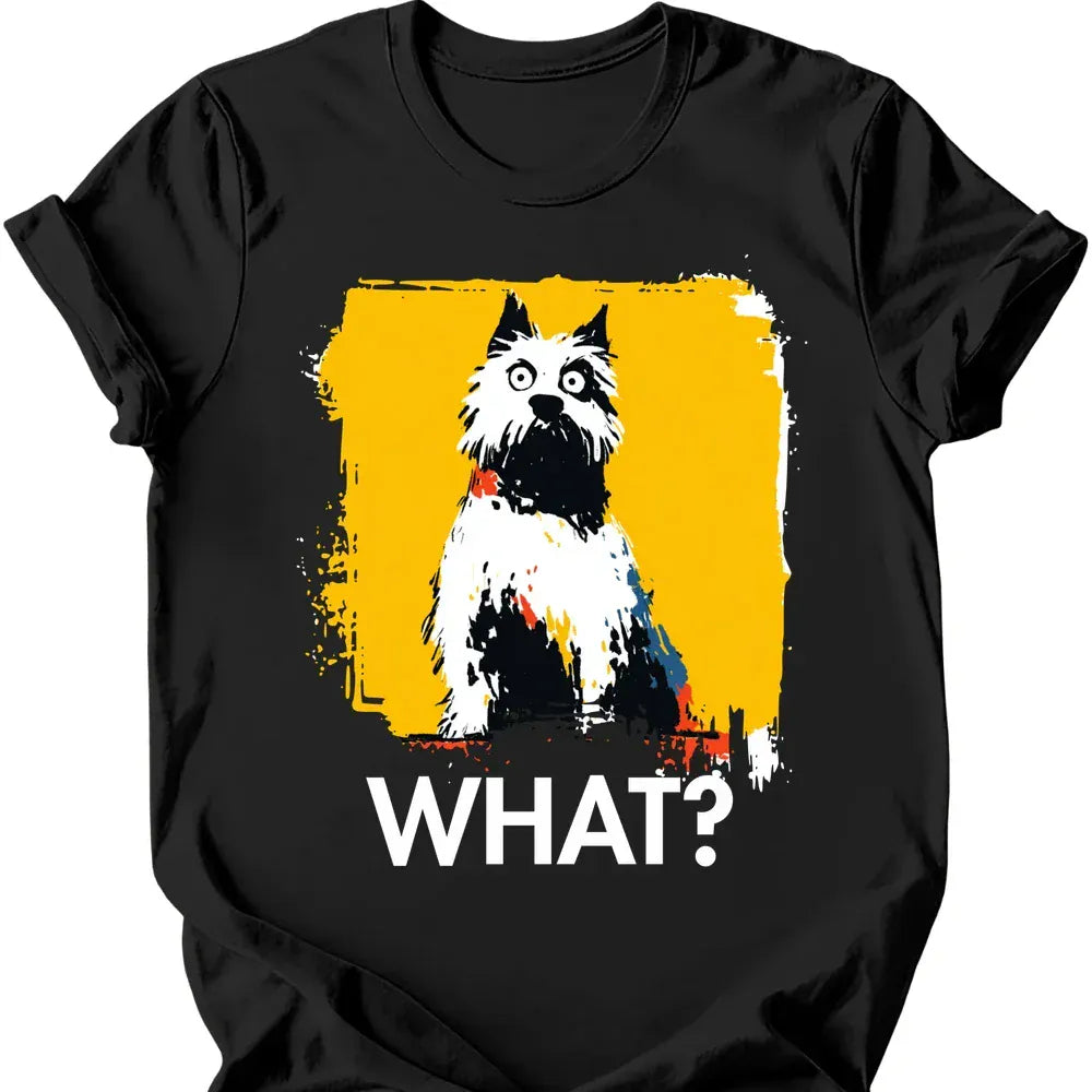 West Highland White Terrier what tee black