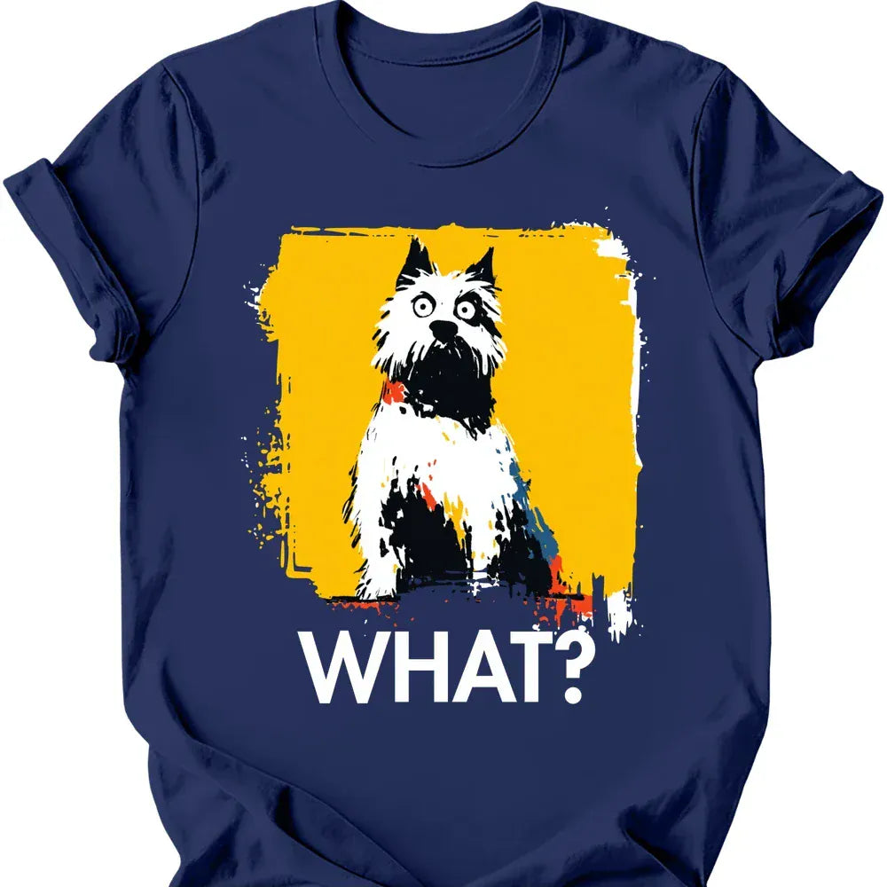 West Highland White Terrier what tee navy