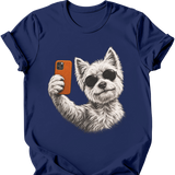 West Highland White Terrier - Selfie Dog T-Shirt