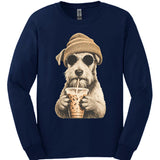 Wire Haired Fox Terrier - Hipster Dog Long Sleeve