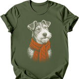 Wire Haired Fox Terrier - Winter Dog T-Shirt