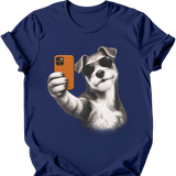 Wire Haired Fox Terrier - Selfie Dog T-Shirt