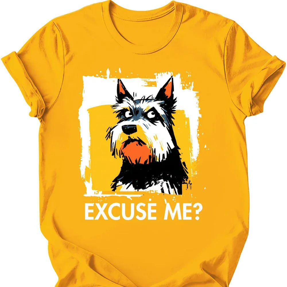 Yorkshire Terrier excuse me tee gold