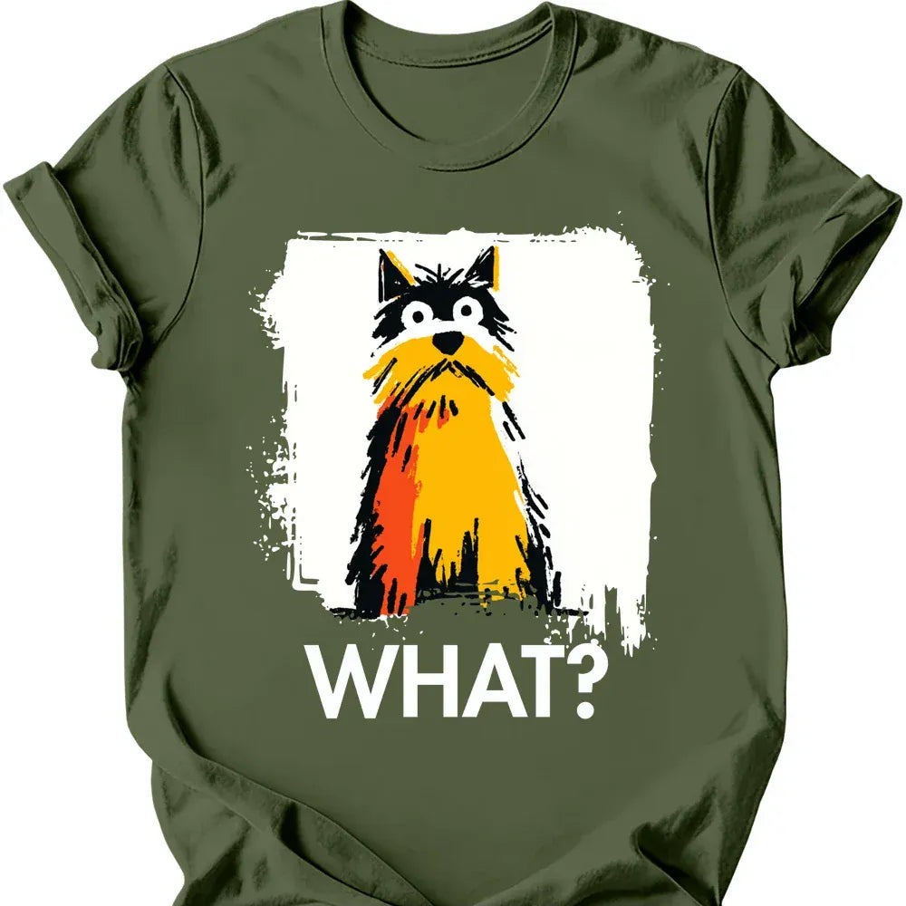 Yorkshire Terrier what tee military green